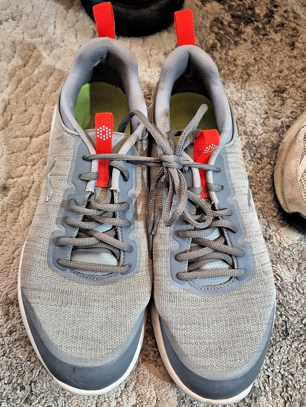 Puma Grip Fusion Sport Men's Gray & Red US 9.5 Athletic Shoes